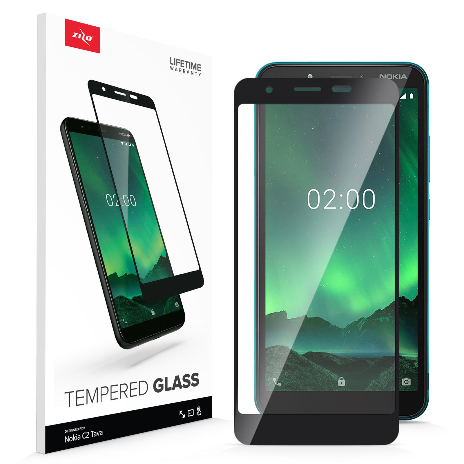 ZIZO TEMPERED GLASS Screen Protector for Nokia C2 Tava
